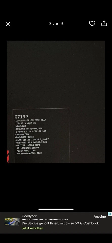 Asus Strix G17 - Bild 3 von 4