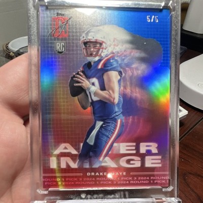 Topps 2024 Signature Class Drake Maye Patriots RC After Image AI-8 Blue /5