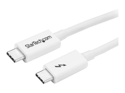 StarTech.com 1m Thunderbolt 3 Cable 20Gbps White USB-C DP Thunderbolt-Kabel USB