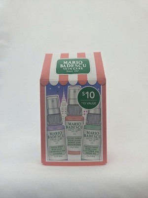 Mario Badescu Facial Spray Trio Set Lavender Rosewater Green Tea 3x1oz NEW