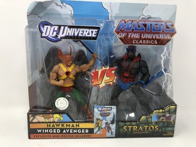 DC Universe Masters of the Universe Classics Exclusive Action Figure 2Pack Hawkm