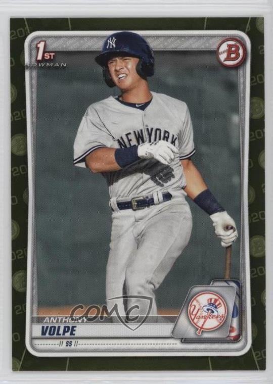 2020 Bowman Prospects Camo Anthony Volpe #BP-139 17yz