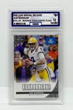 2020 LEAF SPECIAL RELEASE JOE BURROW #FL-01 ROOKIE EXCLUSIVE FLAG - PPG 10 MINT