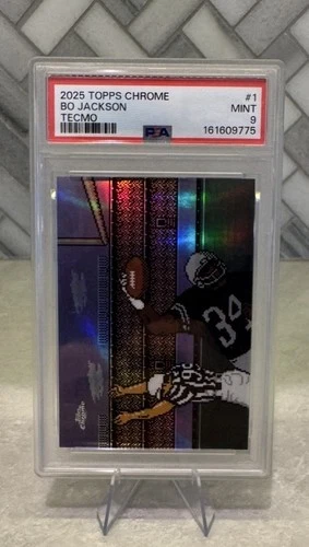 2025 Topps Chrome Bo Jackson Base (PSA 9)