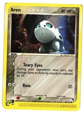 Pokemon TCG Aron 49/109 Ruby and Sapphire Common NM on eBay