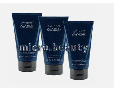 DAVIDOFF - Cool Water - 3 x 150ml - Shower Gel / Duschgel