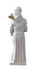 St Francis of Assisi Statue Saint Santo White Sculpture Figure Spain — photo 7