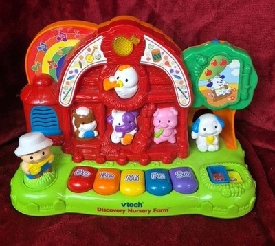 Vtech Discovery Nursery Farm Electronic Learning Toy Tested Working Perfect!