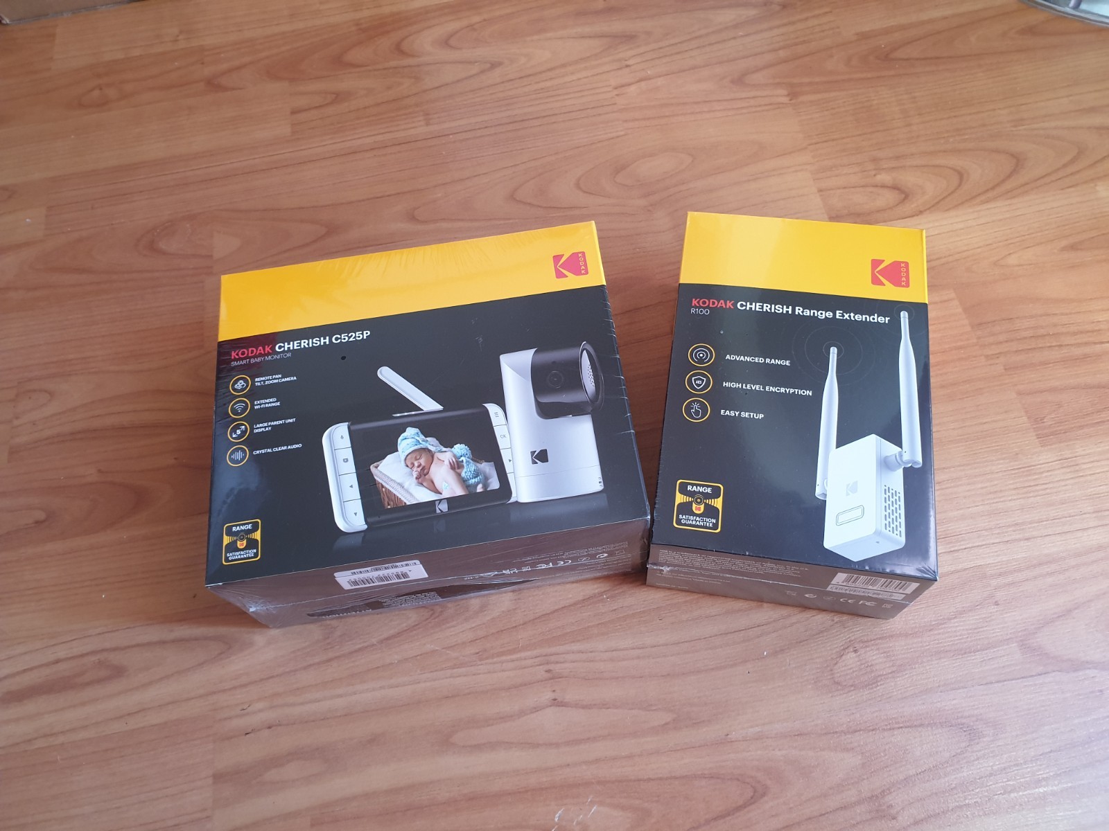 Kodak Cherish C525P babyphone WiFi intelligent avec vision nocturne HD