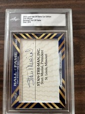 Stan Musial HOF 2022 Leaf Hall Of Fame Cut Edition Signature Autograph