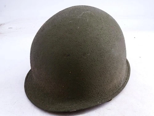 Vintage WWII United States US Military Helmet Shell Liner Leather ORIGINAL Old