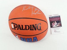 NBA Richard Hamilton Autographed Spalding Basketball JSA James Spence COA