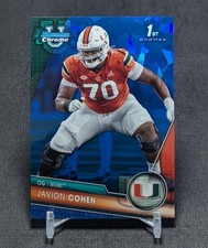 Javion Cohen 1st Rookie 2023 Bowman University Chrome Sapphire Card #31 Browns
