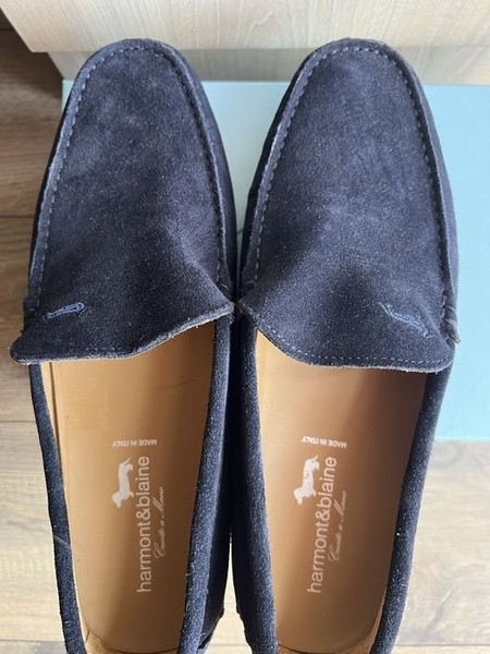 Men Harmont & Blaine Boots Navy Suede 44