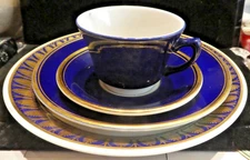 Dining China Dishes Georgia 300 4-Piece Place Setting Cup/Saucer*Plate*Charger