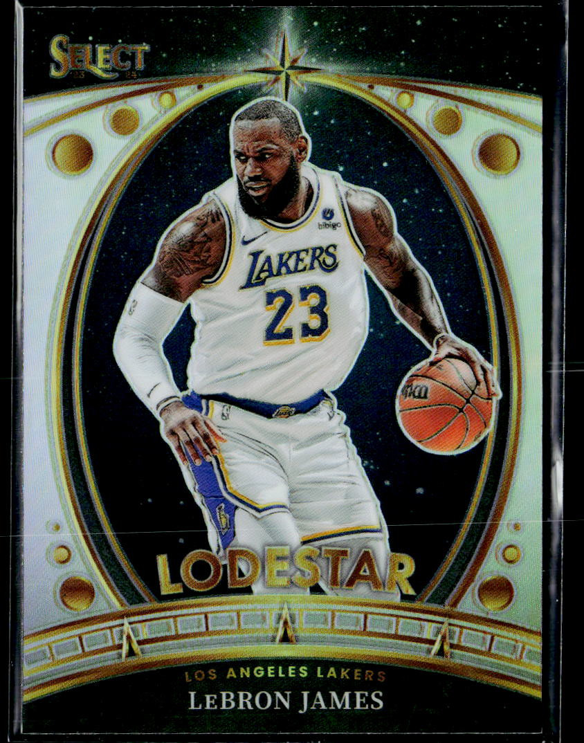 2023-24 Panini Select #4 LeBron James Lodestars Silver Prizms