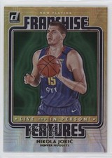 2020-21 Panini Donruss Franchise Features Green Flood Nikola Jokic #8 uk2