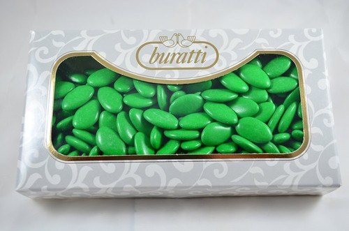 Confetti Buratti Verdi al cioccolato Fondente confezione 1 kg BCIVE100 Nastri