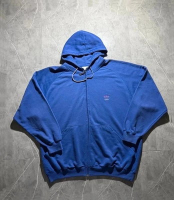 Veste Sweat à Capuche Adidas Vintage 80s 90s, Bleu violet, Full Zip #LMPVT2 - Photo 1/4