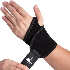 2 Pack Wrist Braces - Wrist Wraps for Carpal Tunnel Arthritis and Tendinitis ...
