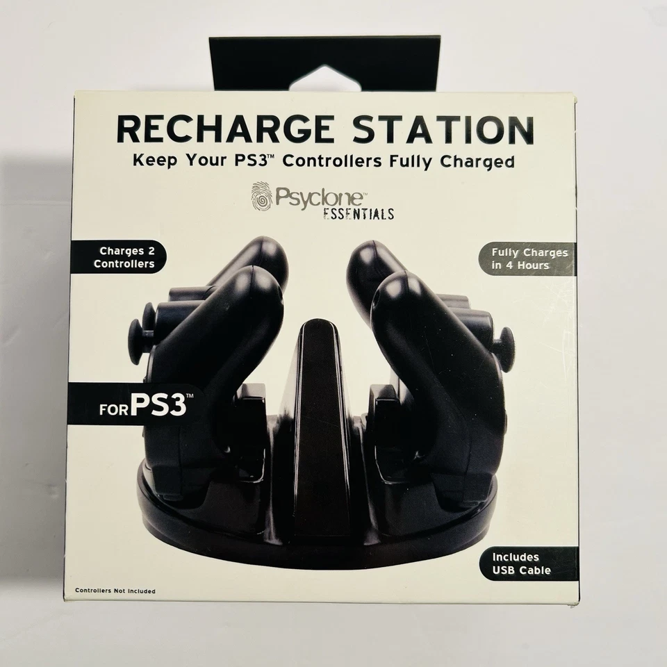 Psyclone Essentials PlayStation 3 estação de recarga - Controle PS3 DualShock 3 - Imagem 2 de 4
