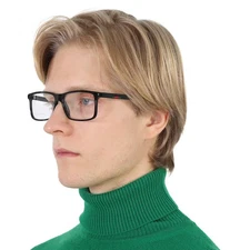 Gucci Demo Rectangular Men's Eyeglasses GG0424O 005 58 GG0424O 005 58
