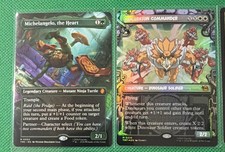 MTG TMNT 65 Card Lot (5 MYTHIC, 10 RARE, 20U, 30C) Michelangelo Triceraton P7
