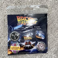 Back To The Future Delorean Badge Pack