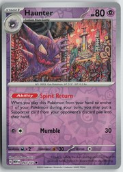 Haunter 093/165 Scarlet & Violet 151 Reverse Holo