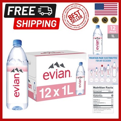 Eco-Friendly 1L Bottled Natural Spring Water   12 Pack for Everyday Refreshment