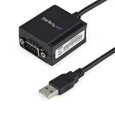 Image of StarTech.com 1 Port FTDI USB to Serial RS232 Adapter Cable with COM Retention