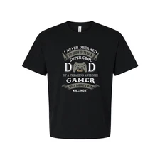 Gamer Dad Unisex T Shirt With Game Controller Graphic For Gaming Enthusiasts And