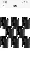 16 Pack Wire Shelving Shelf Lock Clips for 1" Post Shelving Sleeves Replacement