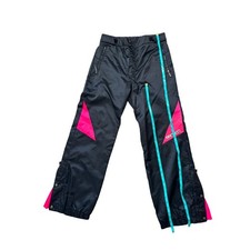 SLALOM Men's snow pants/shell, Vintage 80's-90's, Black  Pink, 34