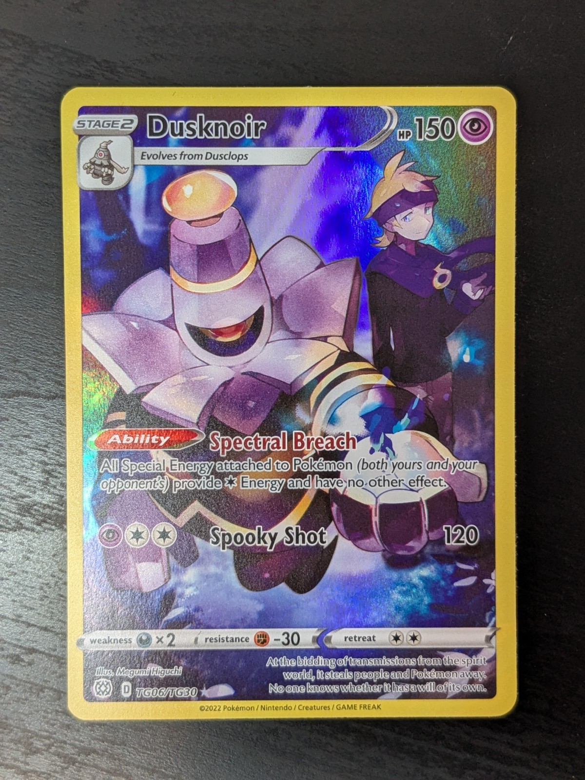 Dusknoir - TG06/TG30 - Brilliant Stars - Trainer Gallery Holo - NM - Pokemon TCG