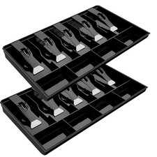 2 Pcs Cash Drawer Cash Drawer Tray Cash Tray Money Tray Cash Register Drawer ...