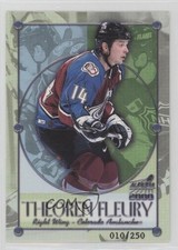 1999-00 Pacific Aurora Championship Fever Silver 10/250 Theoren Fleury #6 2vh
