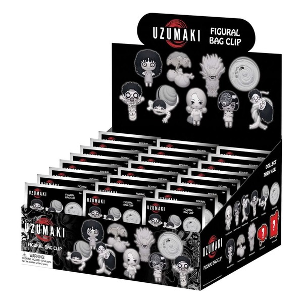 Uzumaki 3D Pvc Bag Clips Serie 1 Mit Abbildungen Int.-image
