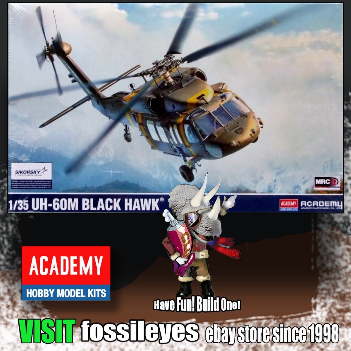 ACADEMY 12135 1/35 SIKORSY UH-60M BLACK HAWK MODEL KIT | eBay