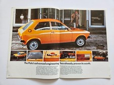 VOLKSWAGEN POLO MK1 24 PAGES SALES BROCHURE 1976