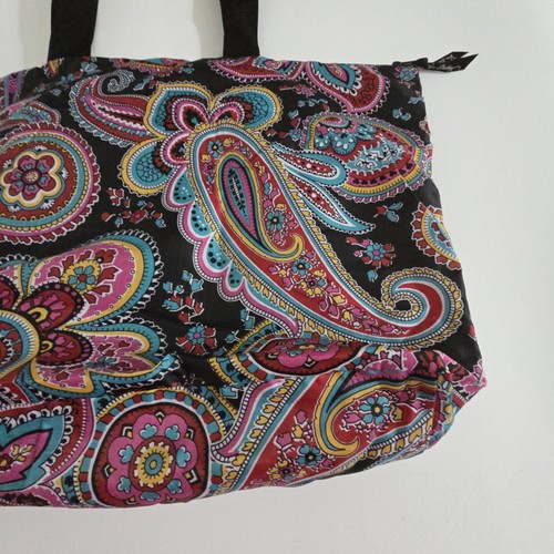 Vera Bradley große Reisetasche Nylon mehrfarbig Reißverschluss Paisley - Bild 10 von 24