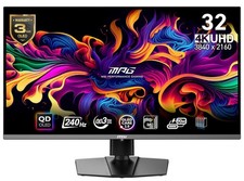 msi MPG 321URX QD-OLED, 32" 4K UHD Quantum Dot OLED Gaming Monitor, 3840 x 2160,