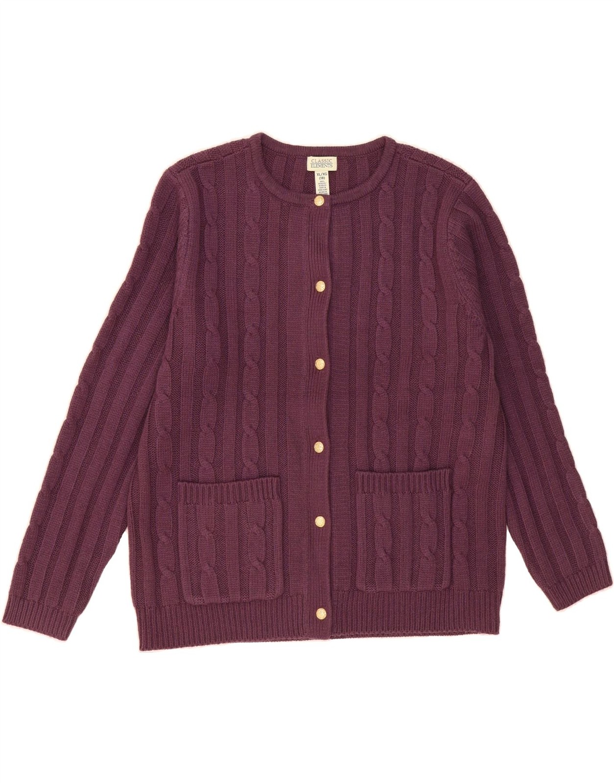 CLASSIC ELEMENTS Womens Elements Cardigan Sweater… - image 1