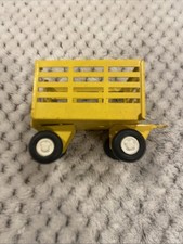 Vintage Tonka Farm Tractor Wagon 55320 Cool Yellow Trailer Only - Excellent