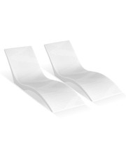 VEVOR In-Pool Lounge Chairs 2 Pcs Chaise Lounger Inside Pool Sun Shelf Lounger