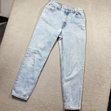 VTG 2000 Levi's 550 Jeans Women 10 MIS M Light Blue Relaxed Tapered High Rise