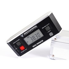 Digital Inclinometer, 360° Protractor Angle Finder Level, Magnetic V-Groove B...