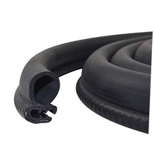 Automotive Door Weather Stripping Car Door Rubber Edge Trim Seal Strip 25Ft