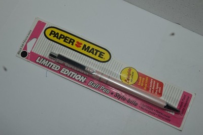 PAPER MATE Limited Edition Ball Pen Pearlescent Soft Pink Japan Made 1993 MIP