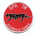French air force patch EC8 EC2/8 Nice SPA78 Alpahe Jet Cazaux